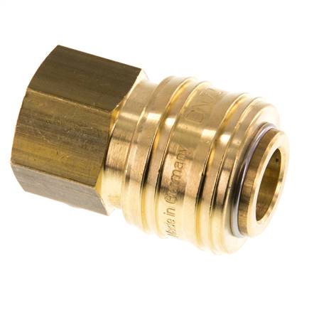 Acoplamiento de aire de latón DN 7.2 (Euro) Enchufe G 1/4 pulgada Hembra