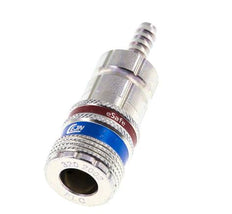 Acero/latón DN 7.6 (7.2 Euro) Enchufe de seguridad para aire comprimido Pilar para manguera de 6 mm