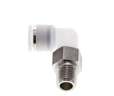Racor de compresión recto de PVDF de 6x4 mm y G1/4'' con rosca hembra 10 bar