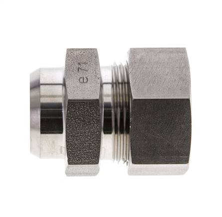 Accesorio de corte recto de acero inoxidable de 28L y 32mm con extremo para soldar 160 bar ISO 8434-1