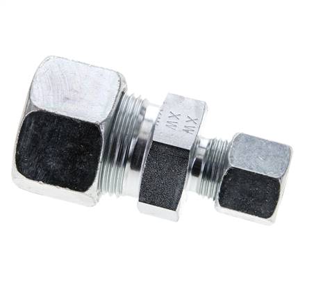 10S y 20S Racor recto de acero galvanizado 400 bar ISO 8434-1