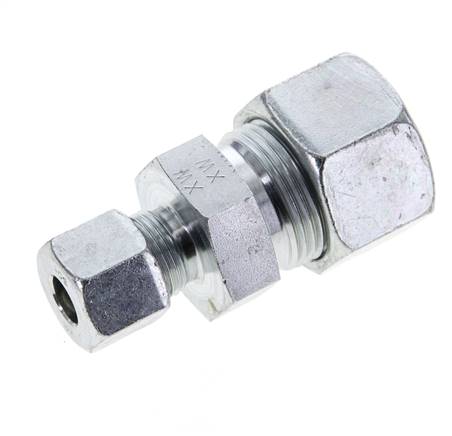 10S y 20S Racor recto de acero galvanizado 400 bar ISO 8434-1