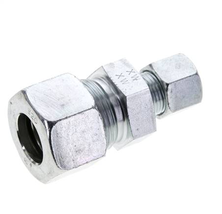 10S y 20S Racor recto de acero galvanizado 400 bar ISO 8434-1