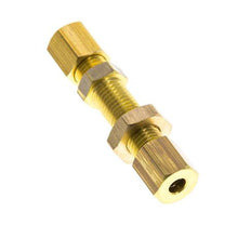 4mm Latón Racor De Compresión Recto Pasante 150 Bar DIN EN 1254-2