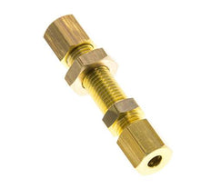 4mm Latón Racor De Compresión Recto Pasante 150 Bar DIN EN 1254-2
