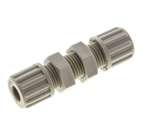 8X6Mm PP Racor De Compresión Recto 10 Bar