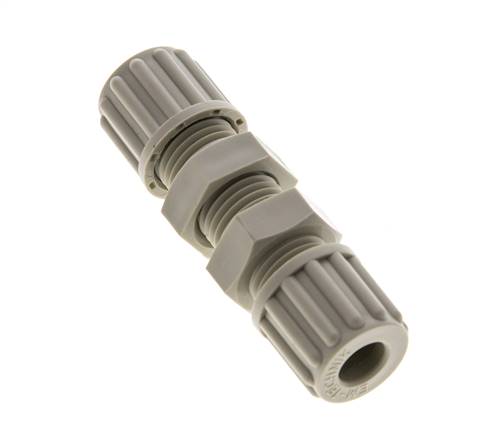 8X6Mm PP Racor De Compresión Recto 10 Bar