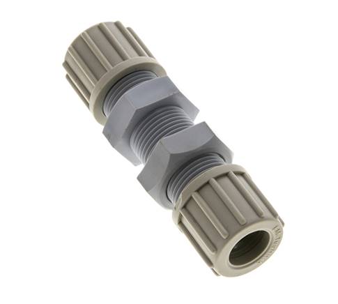 14x12mm PA Racor recto de compresión Pasamuros 10 bar