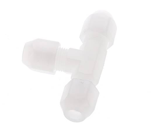 4x6 Mm PVDF T-Forma Tee Conector De Manguera 10Bar/145Psi