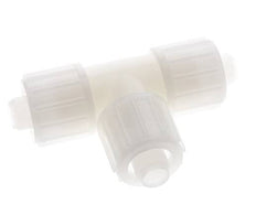 20x13mm PVDF Tee De Forma T Racor De Compresión 10 Bar PVC Y PA