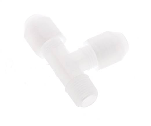 2x4mm & R1/8'' PP Right Angle Hose Fitting with Male Threads 10bar/145psi [2 Piezas]