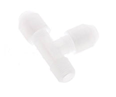 2x4mm & R1/8'' PP Right Angle Hose Fitting with Male Threads 10bar/145psi [2 Piezas]