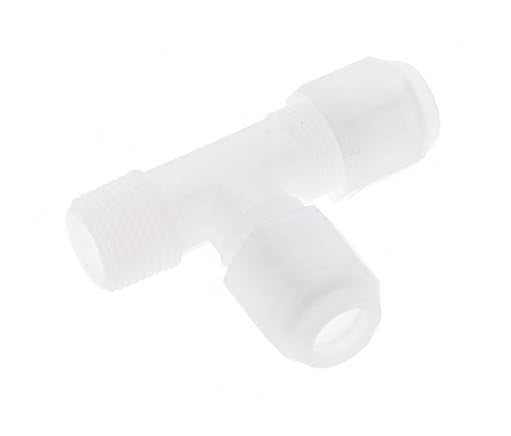 8x10mm & R3/8'' PP Right Angle Hose Fitting with Male Threads 10bar/145psi [2 Piezas]
