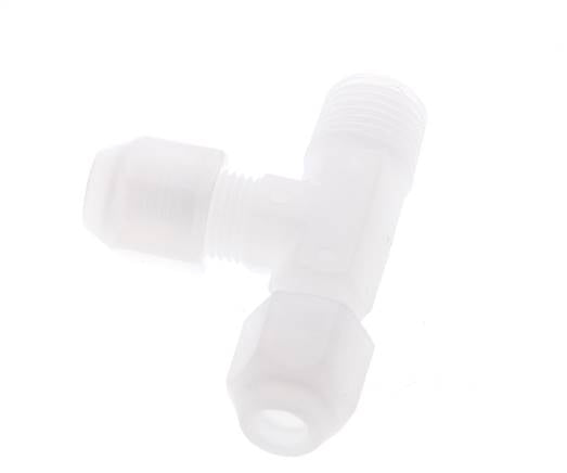 4x6mm & R1/4'' PP Racor en ángulo recto para manguera con rosca macho 10bar/145psi [2 Piezas]