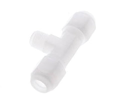 8x10 Mm&R1/4'' PP Tee En Forma De T Con Rosca Macho 10Bar/145Psi [2 Piezas]