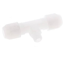 6x8 Mm&R1/8'' Pvdf Forma T Accesorio De Manguera Con Rosca Macho 10Bar/145Psi