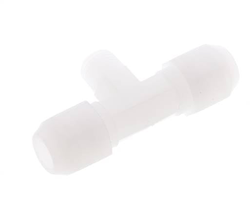 8X10 Mm&R1/4'' Pvdf Tee En Forma De T Con Rosca Macho 10Bar/145Psi
