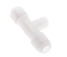 10x12 Mm&R3/8'' Pvdf Tee En Forma De T Con Rosca Macho 10Bar/145Psi