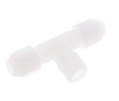 4X6 Mm&R1/4'' Pvdf Tee En Forma De T Con Rosca Macho 10Bar/145Psi