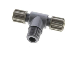 Accesorio de compresión en T de 6x4mm y G1/4'' PA con rosca macho 10 bar [2 piezas]