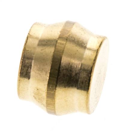 Tapón de cierre de latón de 14 mm para racores de anillo de compresión 89 bar DIN EN 1254-2 [2 piezas]