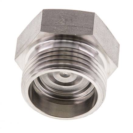 22L Tapón de cierre de acero inoxidable para tubos 160 Bar DIN 2353