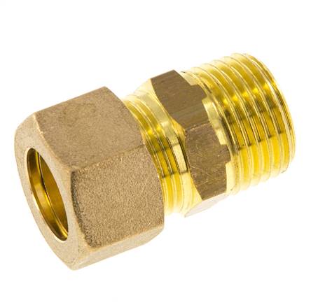 R 1/2'' Macho x 15mm Racor de compresión recto 82 Bar DIN EN 1254-2