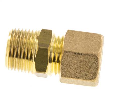 R 3/8'' Macho x 10mm Racor de compresión recto de latón 95 Bar DIN EN 1254-2