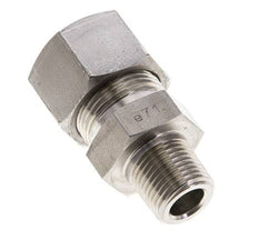 1/2'' NPT Macho x 20S Anillo de corte recto de acero inoxidable 400 Bar DIN 2353