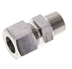 3/4'' NPT Macho x 20S Anillo de corte recto de acero inoxidable 400 Bar DIN 2353