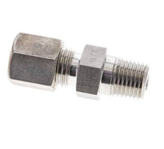 1/4'' NPT Macho x 6S Racor de compresión recto de acero inoxidable 630 Bar DIN 2353