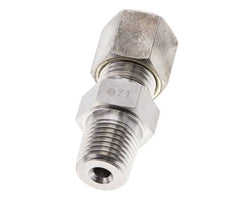 1/4'' NPT Macho x 6S Racor de compresión recto de acero inoxidable 630 Bar DIN 2353