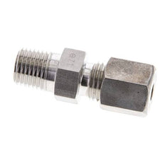 1/4'' NPT Macho x 6S Racor de compresión recto de acero inoxidable 630 Bar DIN 2353