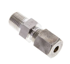 1/4'' NPT Macho x 6S Racor de compresión recto de acero inoxidable 630 Bar DIN 2353