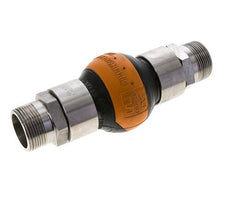 Junta De Expansión De Caucho Rosca DN32 R 1-1/4'' (Macho)-R 1-1/4'' (Macho) EPDM Acero Inoxidable