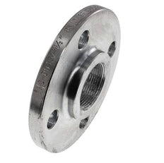 Brida Roscada DN40-PN16 Rp 1-1/2'' Acero Galvanizado DIN 2566