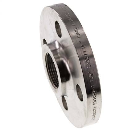Brida Roscada DN100-PN40 Rp 4'' Acero Inoxidable 1.4571 DIN 2567 Y EN 1092-1 (Tipo 13)
