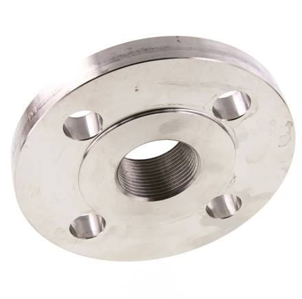 Brida Roscada DN40-PN40 Rp 1-1/2'' Acero Inoxidable 1.4571 EN 1092-1 (tipo 13)
