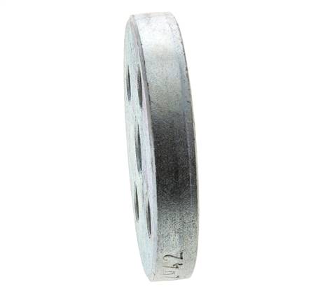 Brida Suelta DN10-PN10 Acero Galvanizado Material Sólido DIN 2642