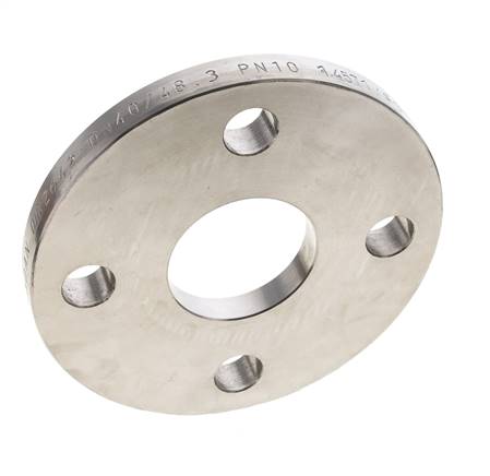 Brida Suelta DN65-PN10 Acero Inoxidable 1.4571 DIN 2642 Material Completo