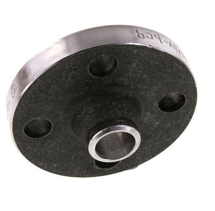 Brida De Soldadura DN20-PN40 26.9mm Acero Negro DIN 2635 Y EN 1092-1 (Tipo 11)
