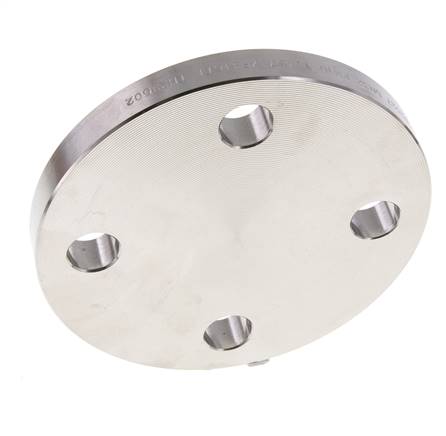Brida Ciega DN40-PN16 Acero Inoxidable 1.4571 DIN 2527