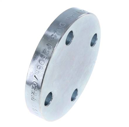 Brida Ciega DN50-PN40 Acero Galvanizado DIN 2527 Y EN 1092-1 (Tipo 05)