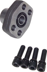 Brida SAE de 3'' 3000 PSI de acero liso con roscas hembra G3'' ISO 6162-1
