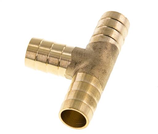 Conector de manguera en T de latón de 16 mm (5/8'')