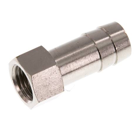 G 1/4'' x 13mm Latón Niquelado Llave de manguera 16 Bar [2 Piezas]
