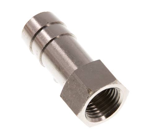 G 1/4'' x 13mm Latón Niquelado Llave de manguera 16 Bar [2 Piezas]