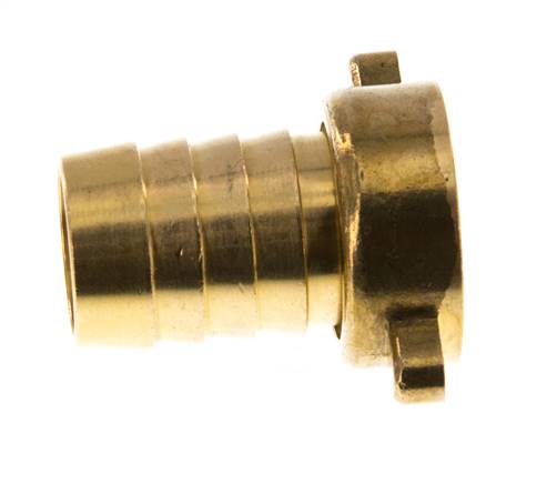 G 3/4'' x 19mm Llave de manguera de latón con junta NBR y tuerca de mariposa 16 Bar [2 piezas]