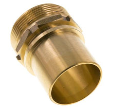 G 2'' Macho x 50mm Llave de manguera de latón con collarín de seguridad DIN 2817