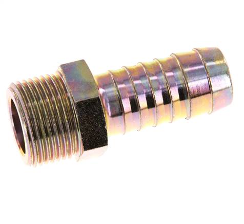 G 3/4'' Macho x 19mm Acero zincado Llave de manguera 25 Bar